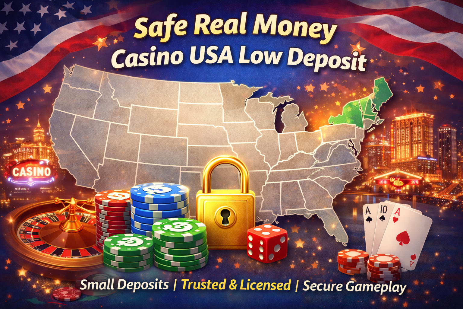 Safe Real Money Casino USA Low Deposit